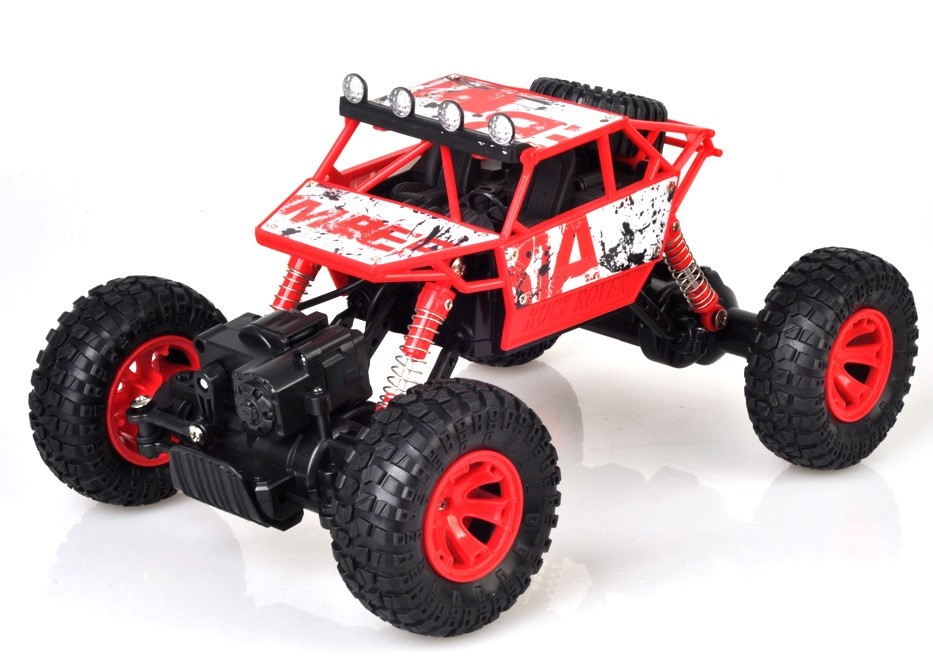 Rock Rover Fjernstyret 4wd Crawler : Rød - Zegan Fjernstyret  - 5712548146946
