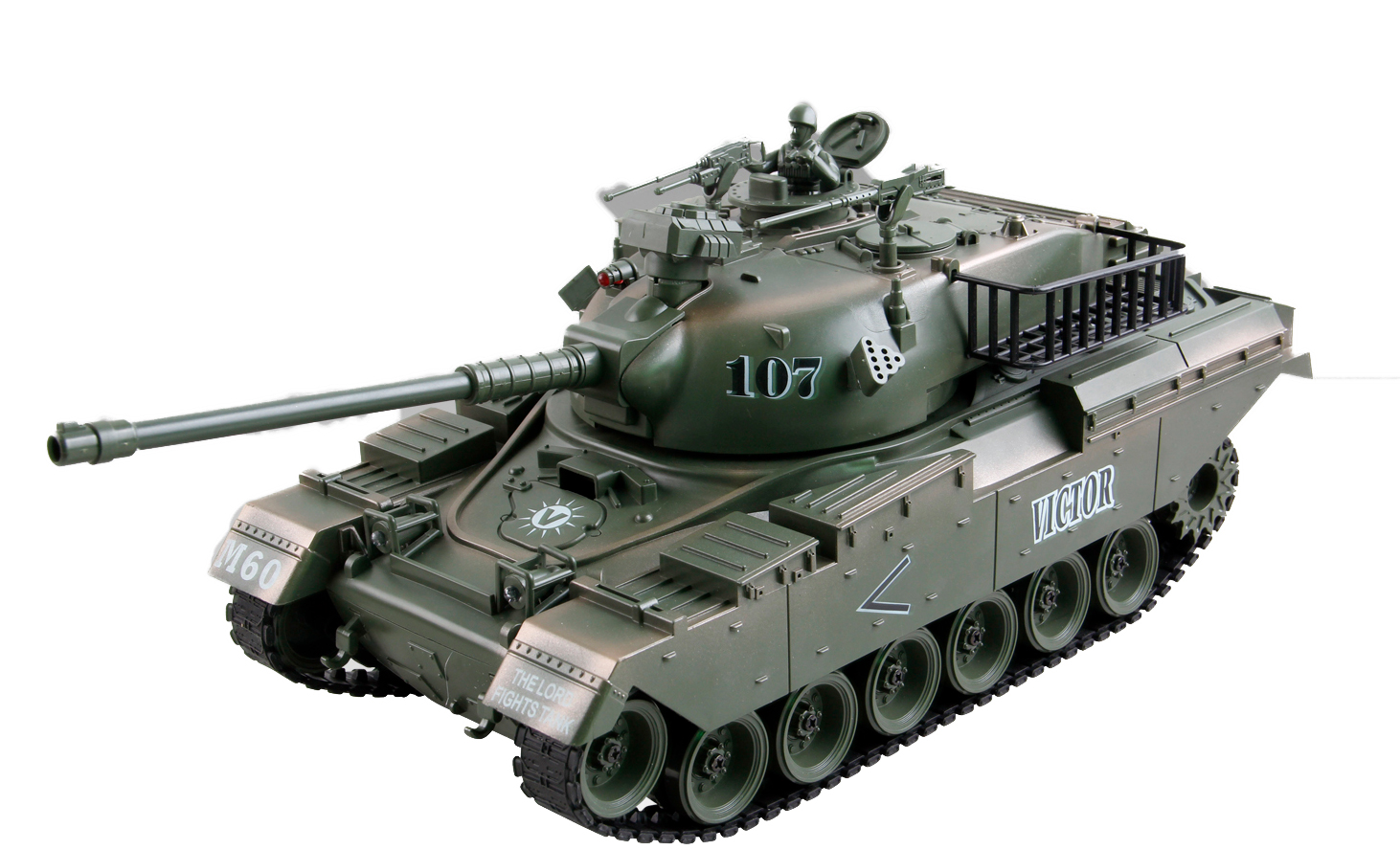 Zegan Usa M60 Fjernstyret Airsoft Tank : - Zegan Fjernstyret  - 5712548145871